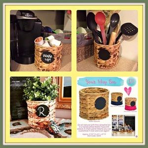 Your Way Bin With Slate to Personalize